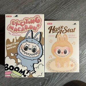 Pop Mart Exciting Macaron and Have A Seat Vinyl Figures